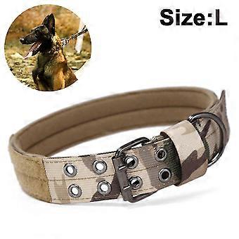 Reflective Dog Collar Tactical Dog Collar Nylon Anti-wear Five-speed