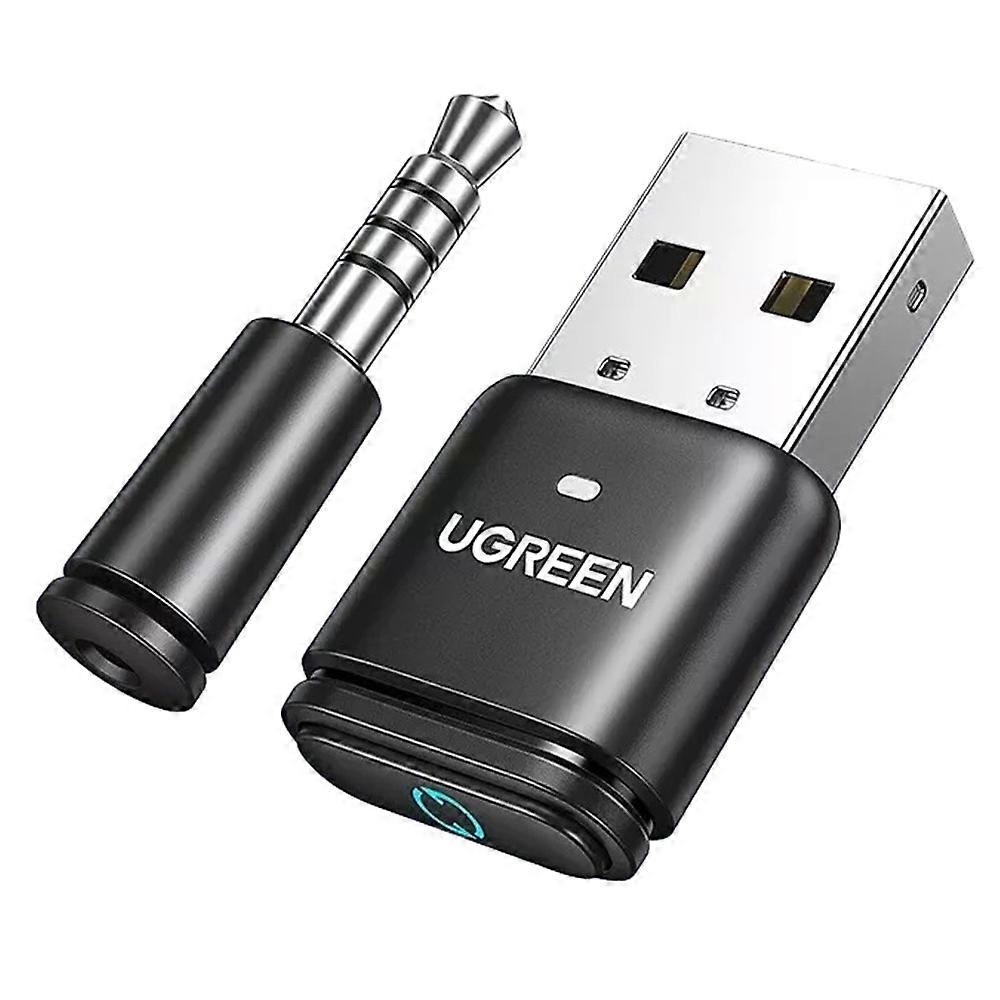 UGREEN 15765 USB Bluetooth 5.3 Adapter Aptx HD Audio Transmitter mit 3,5mm Mikrofon