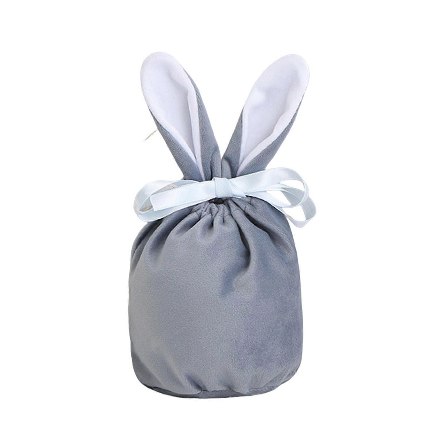Easter Candy Bag Super Soft Bunny Ears Design Fine Texture Non-Fading Wear Resistant Decorative