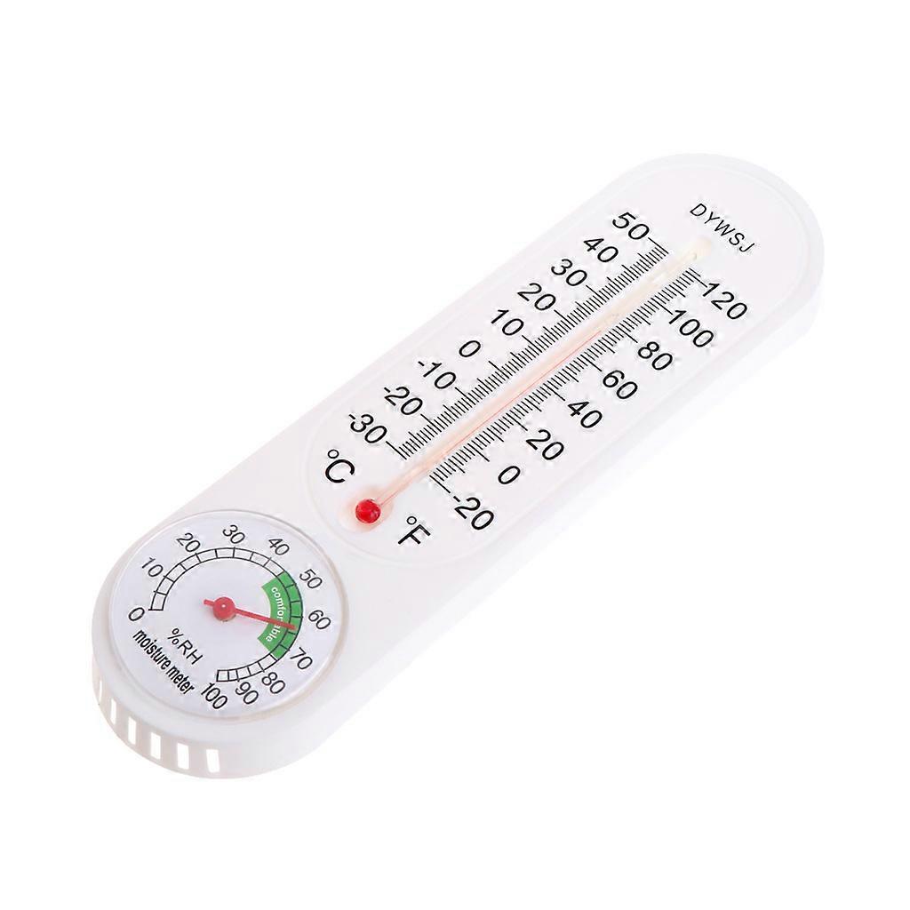 Weather Station Nursery Gauge Humidity Wall Hung Thermometer Temperature Meter