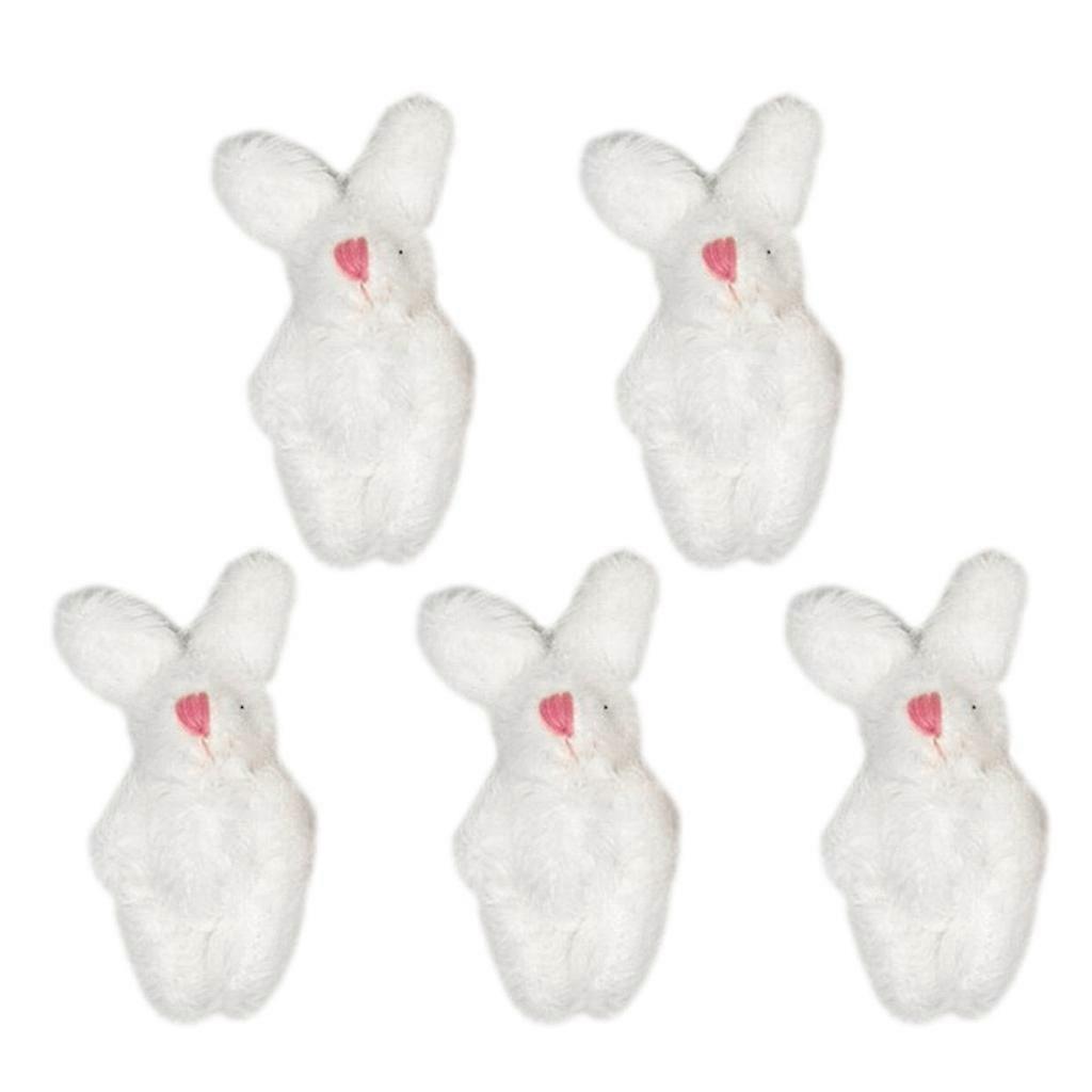 Lapin Pendentif Lapin En Peluche Pour Porte-clés Bouquet Jouet Poupée DIY Ornements Cadeaux