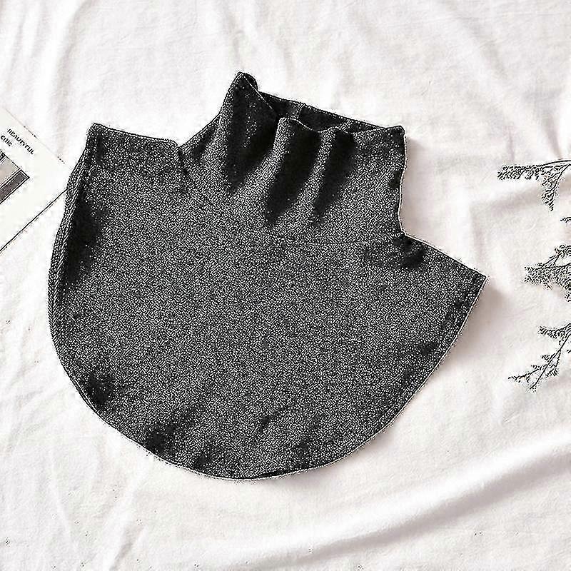 Fake Turtleneck Avtakbar Turtleneck Topp Halv Bluse Krage For Kvinner