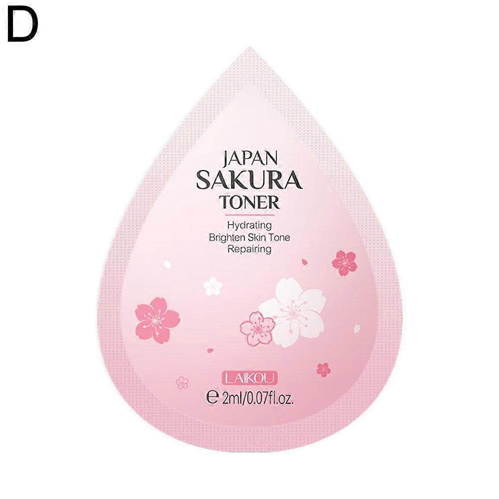 Sakura Water 2ml(D)$LAIKOU japoński produkt do pielęgnacji skóry Sakura w pojedynczym opakowaniu małe opakowanie próbne