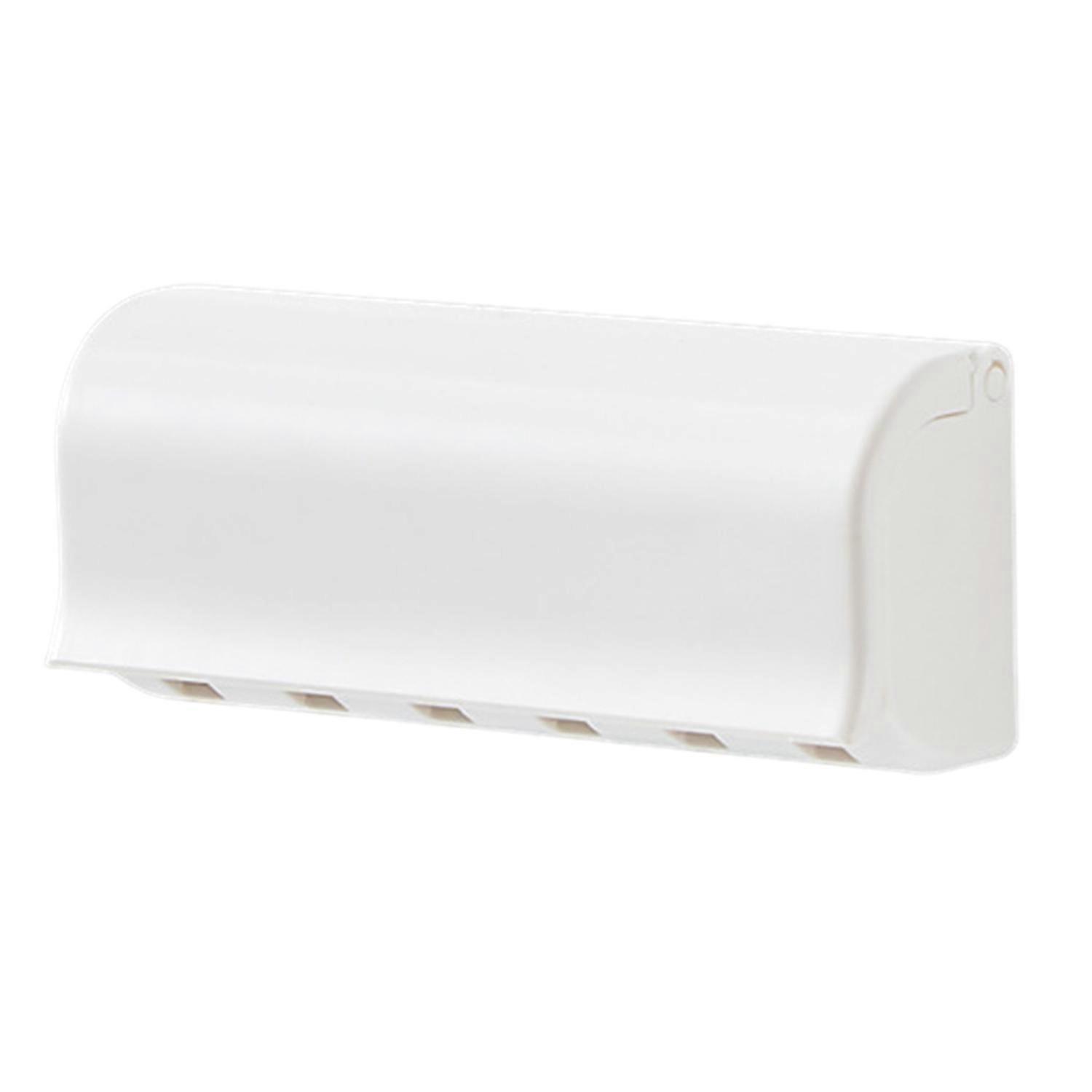 Επιτοίχια θήκη οδοντόβουρτσας με σχεδιασμό αποστράγγισης καλύμματος Εύκολη εγκατάσταση ηλεκτρικής οδοντόβουρτσας