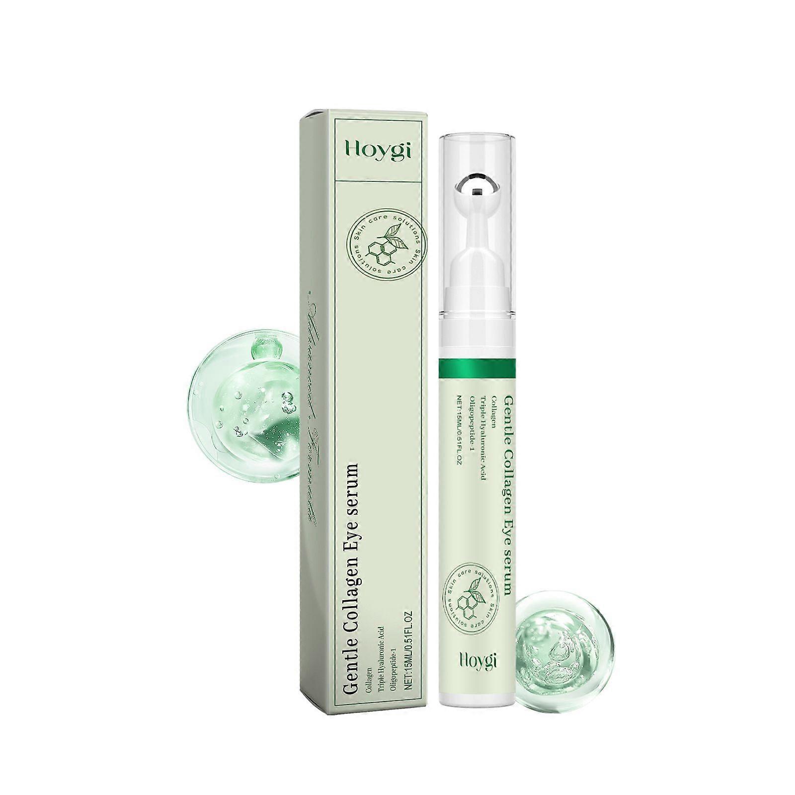 트리플 히알루론산이 함유된 콜라겐 아이 세럼, 15ml 주름 개선 아이 세럼, 브라이트닝 타이트닝 하이드레이팅 아이 세럼