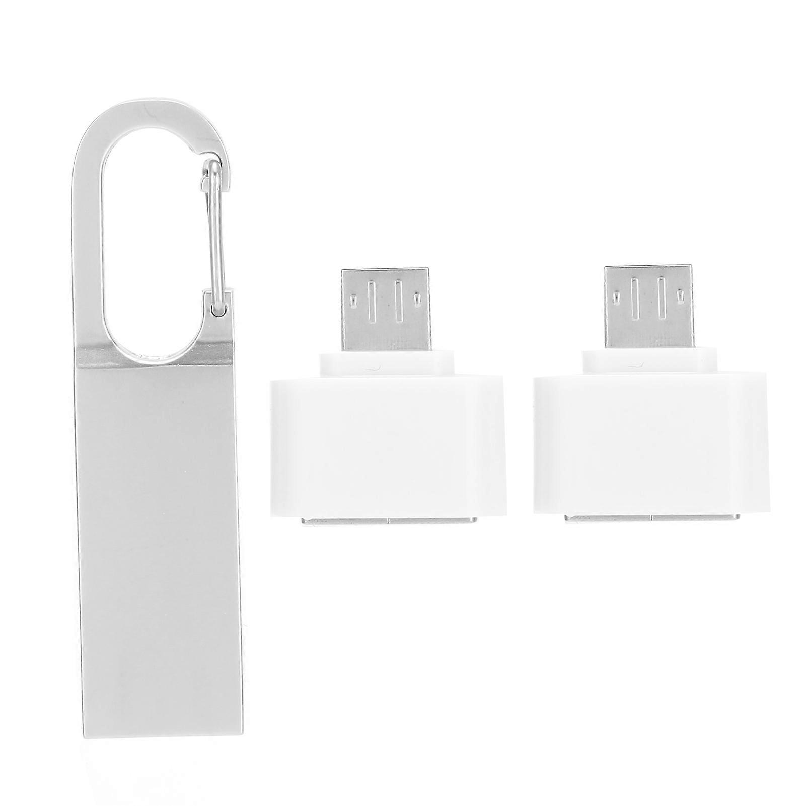U Disk Hanging Buckle USB2.0 Flash Pen Drive Memory Cell USB Stick Gift HS132 with OTG Adapter4GB