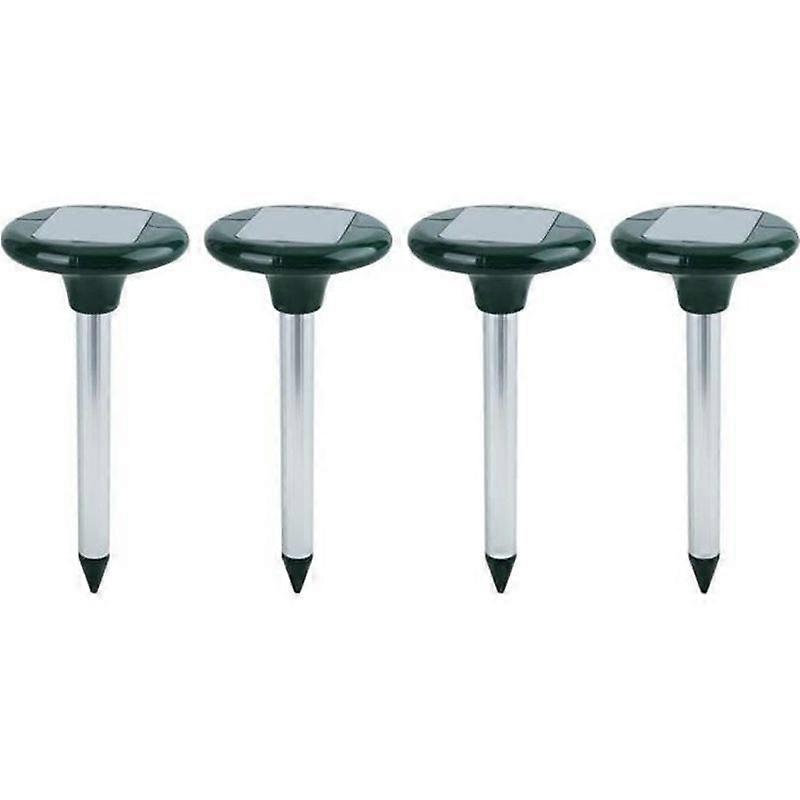4pack Solar Power Sonic Mouse Sonic Mole Repeller Rodent Rodent Repellent US