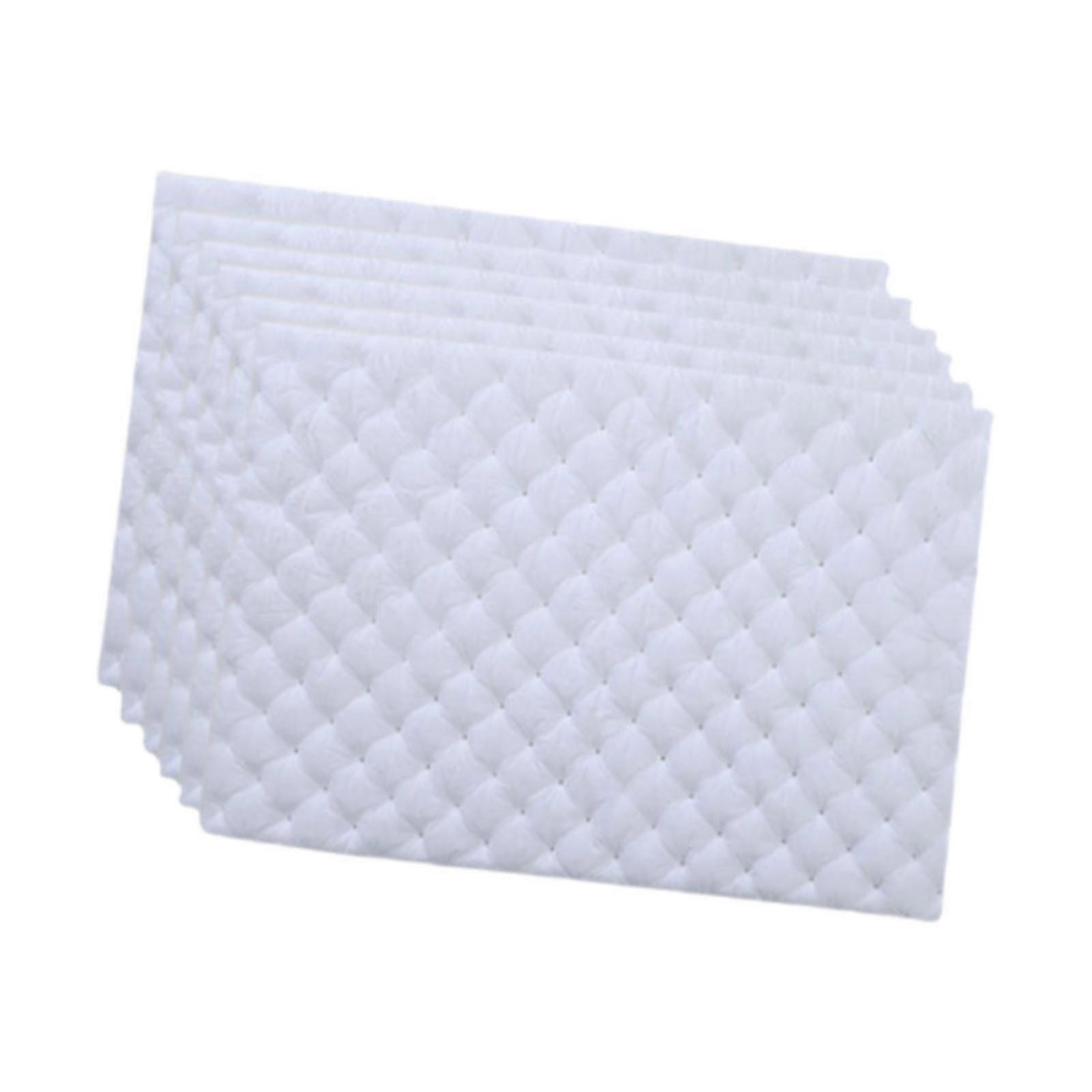 6ピースジェネリックカーサウンド音響吸収コットンホワイト断熱マット