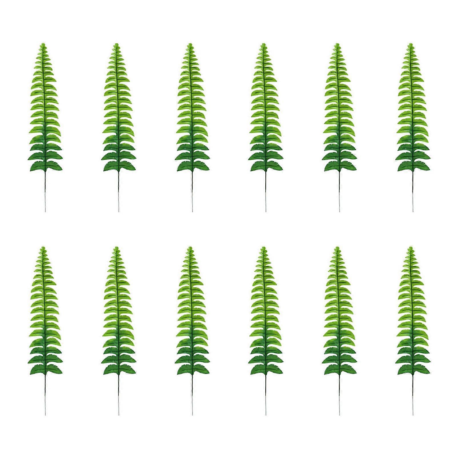 12pcs Artificial Plant Leaves Great For Creating A Vibranted In Homes And Event Venues Decoration
