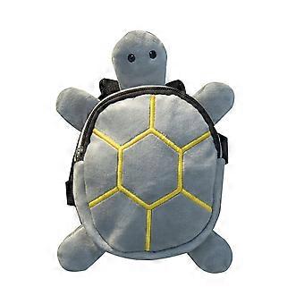 Schildkrötenform Haustierrucksack für Outdoor Training Harness Tasche für Hunde Walking Welpe Plüsch Treat Pouch Food Organizing Bag Hellgelb