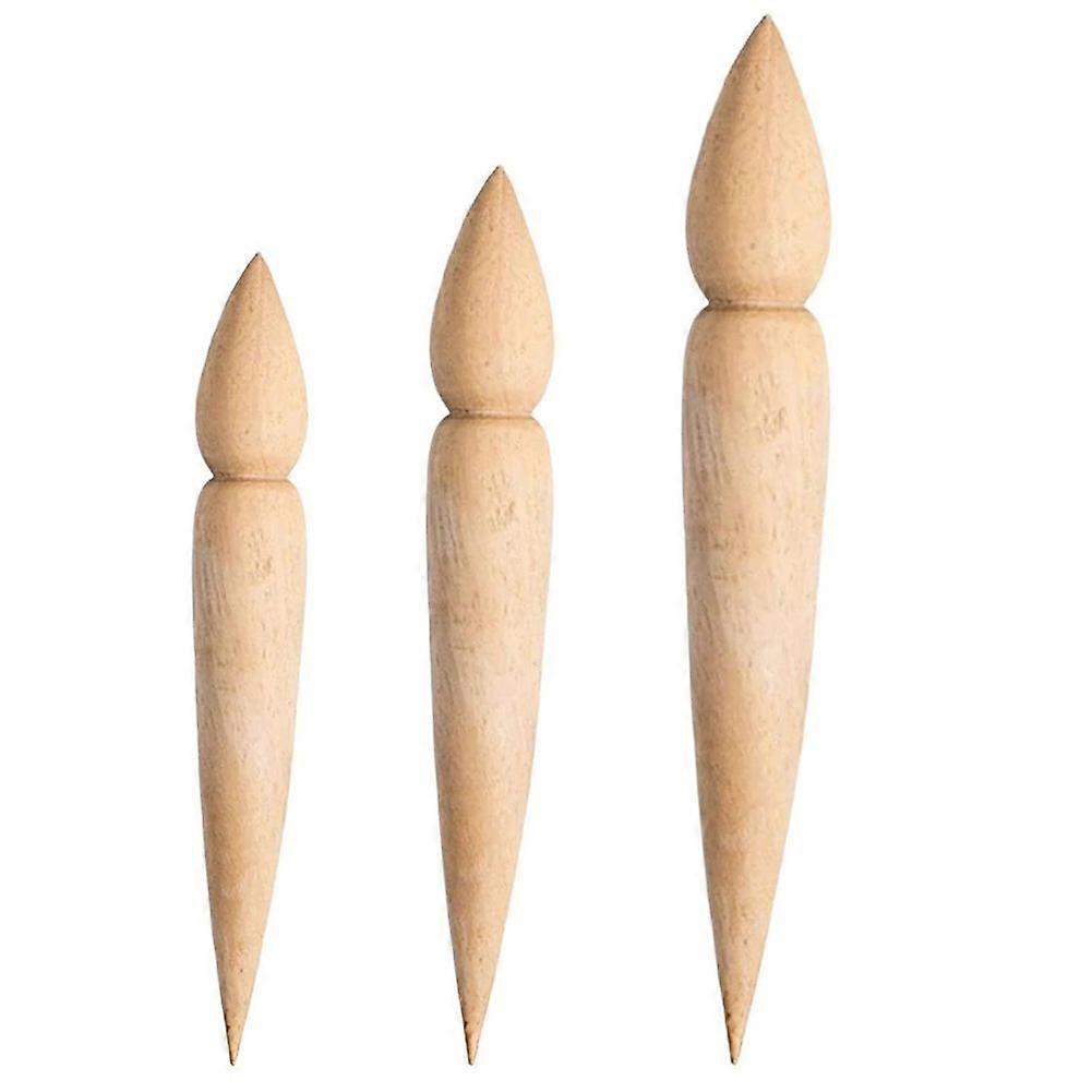 Wooden Punch Tool for Shaping Pottery Teapot Spouts for All Ages, 3Pcs Pottery Teapot Spout Modeling Clay Tools