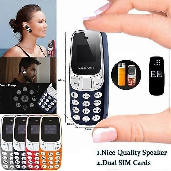 BM10 Mini Bluetooth Small Phone Quad-band Multi-language Bluetooth Headset Phone (Black)