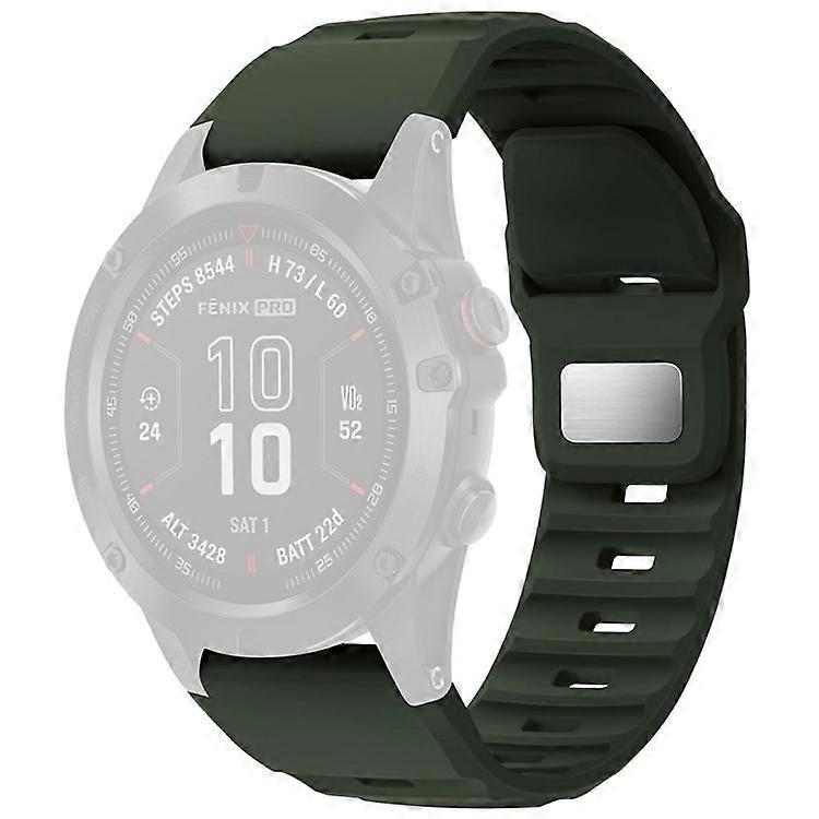Silicone Strap Compatible For Garmin Fenix 7X Pro / Fenix 7X Quickfit 26mm Replacement Watch Band