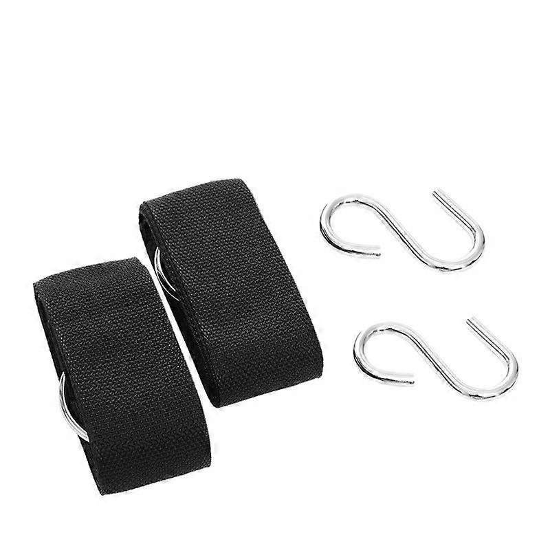 2 pcs. Outdoor Leash Special Thick Nylon Strap With Hooks Hammock Accessories Tree Band Canvas Swing Spare Parts