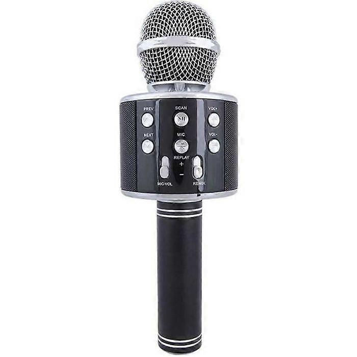 SHOP-STORY - Wireless karaoke microphone with Bluetooth function - Black