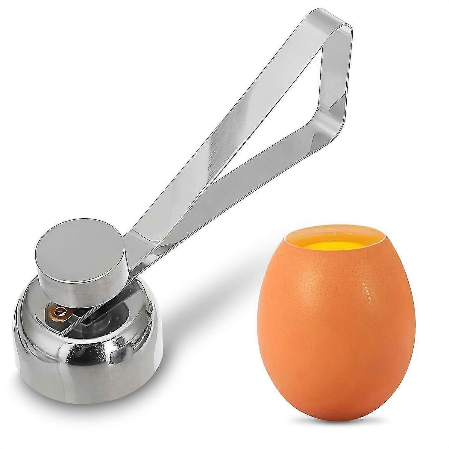 1 Stück Edelstahl Egg Cracker Werkzeug - Egg Cracker Cutter Egg Opener Topper Cutter Egg Cracker Topper Egg Cutter Edelstahl Küche Egg Topper