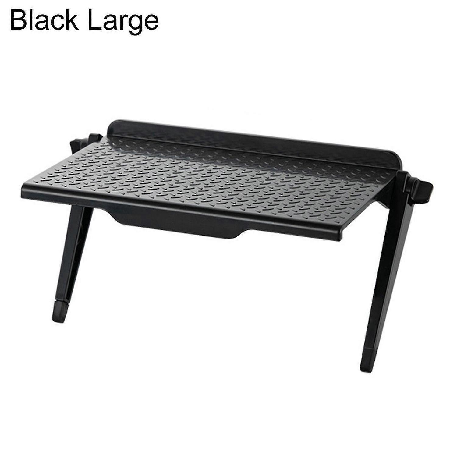 Monitor Storage Rack Punch-free Adjustable Desktop PC Screen Support TV Shelf Organizer for Computer