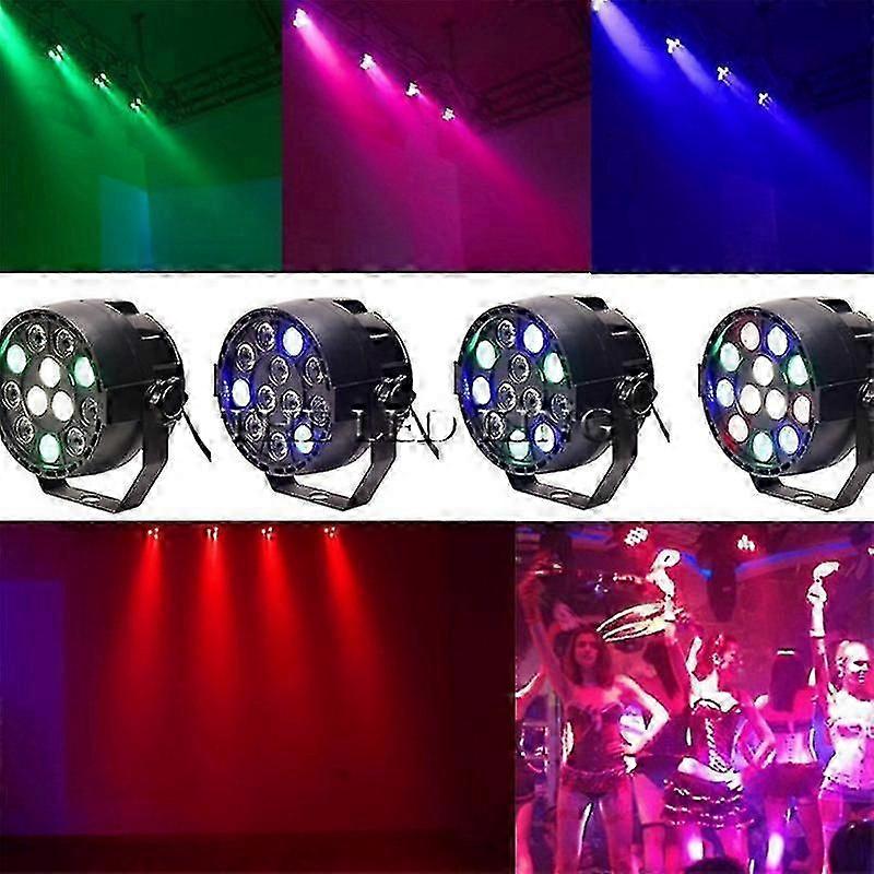 led par אור rgbw 12x3w דיסקו לשטוף ציוד אור 8 ערוצים dmx 512 led uplights הבמה אפקט תאורה אור משלוח מהיר