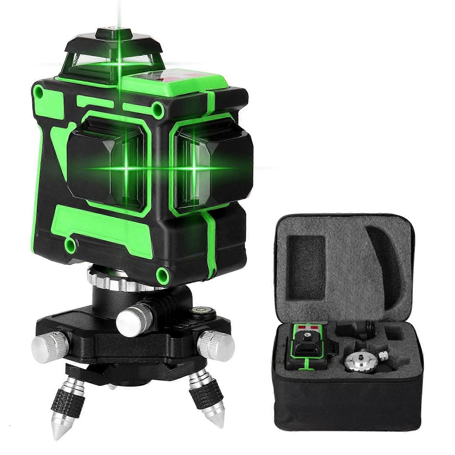 Laser Level Multifunctional 3D 12 Line Self Leveling Horizontal Vertical Laser Leveling Tool for Con