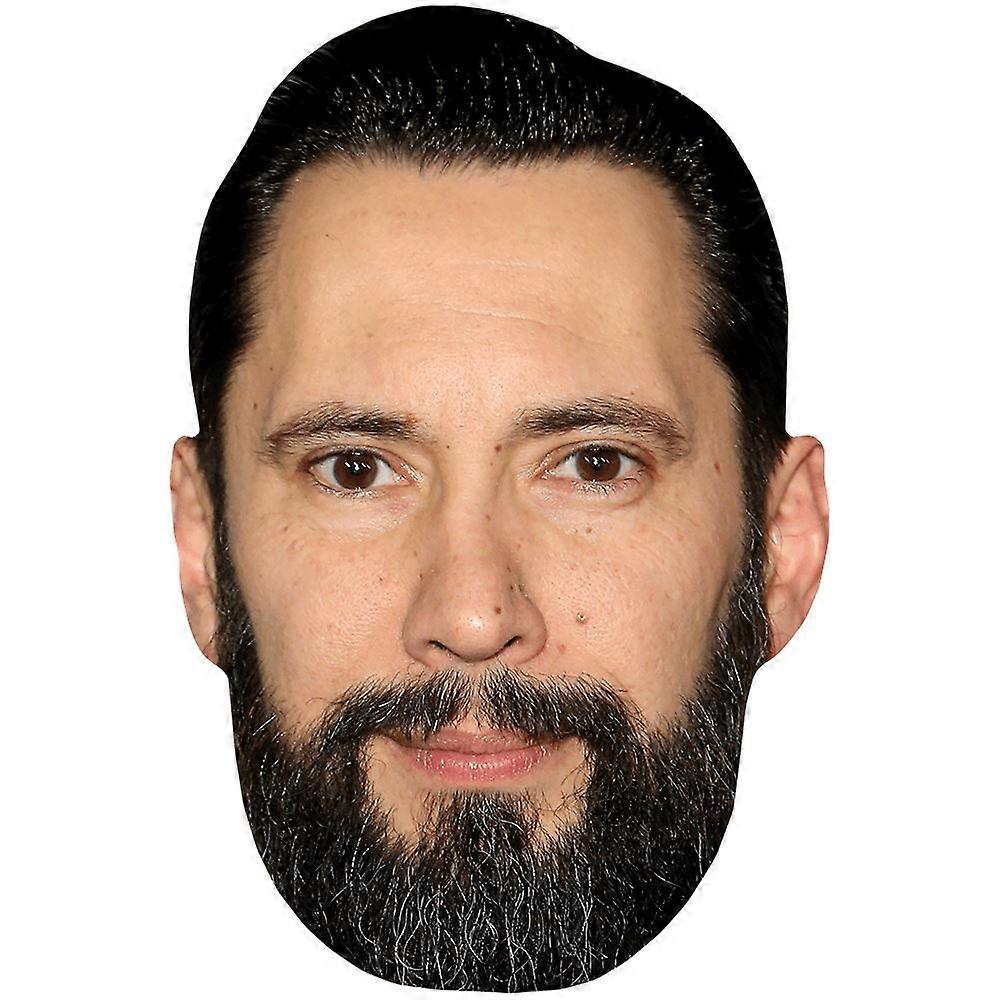 Aramis Sartorio (Beard) Celebrity Mask, Flat Card Face