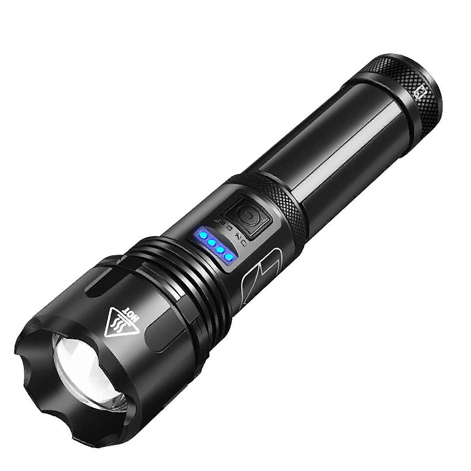 Powerful LED Flashlight XHP Torch USB Rechargeable Lamp Brigh NN