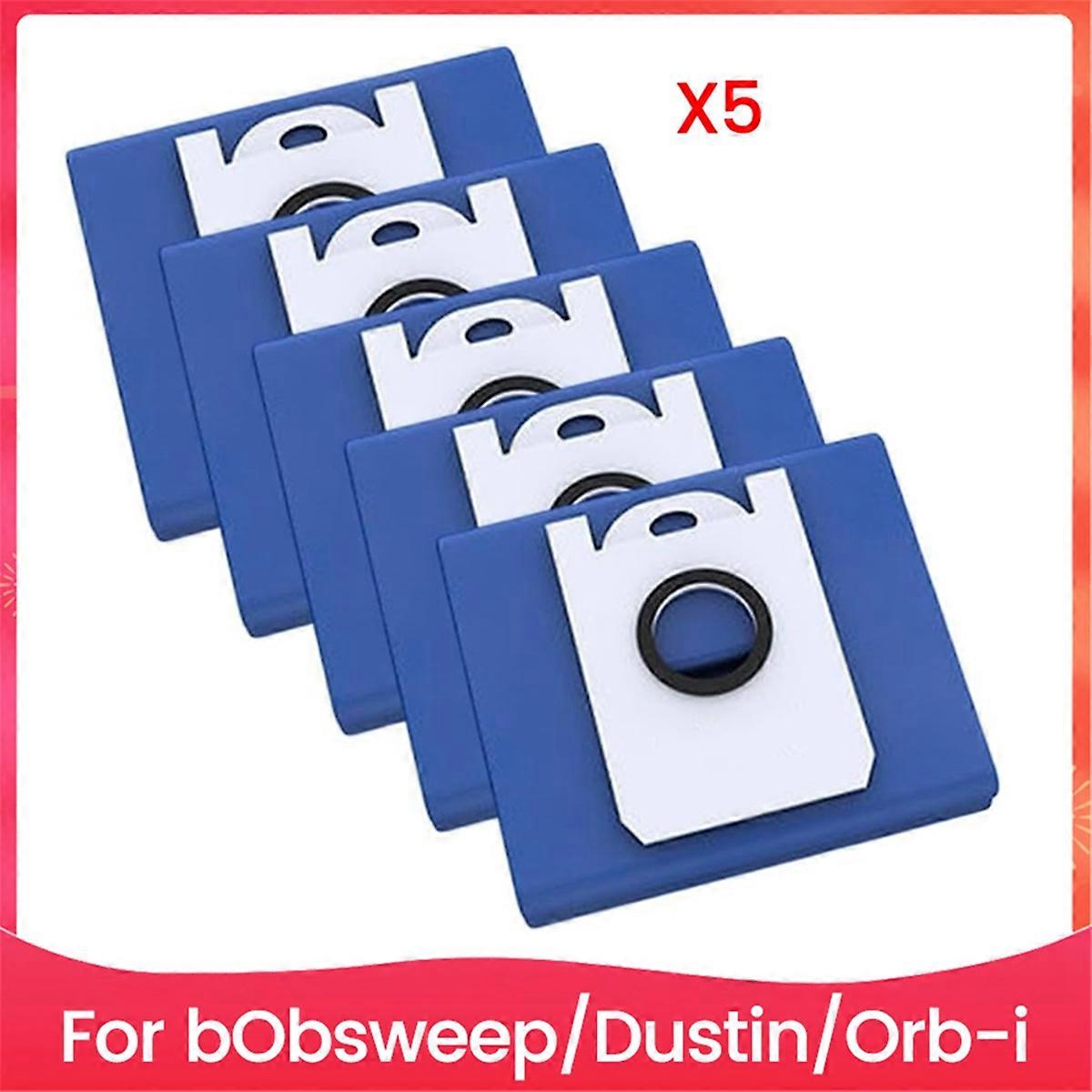 Replacement Dust Bags for BObsweep Robot Vacuum Cleaners, 5pcs