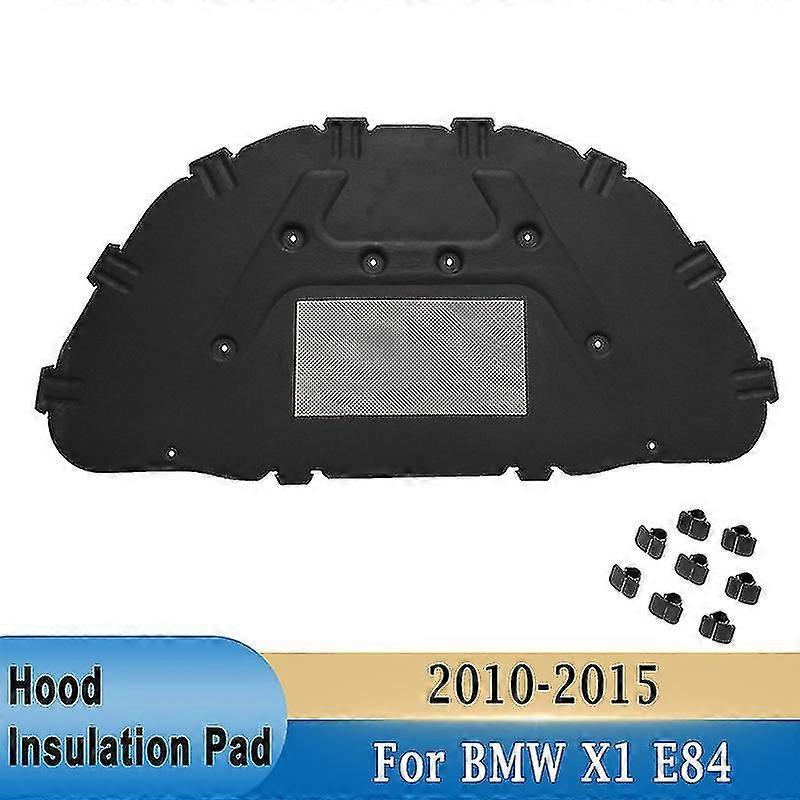 Ön Kaput Motor Ses Isı Yalıtım Pedi Ses Geçirmez Pamuk Kapak Isı Isı Yalıtım Pedi Paspas Bmw X1 E84 2010-2015 için