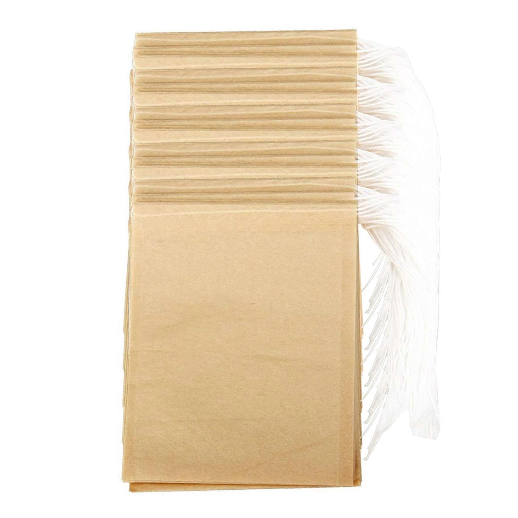 300PCS Tea Filter Bags,Disposable Paper Tea Bag with Drawstring Paper