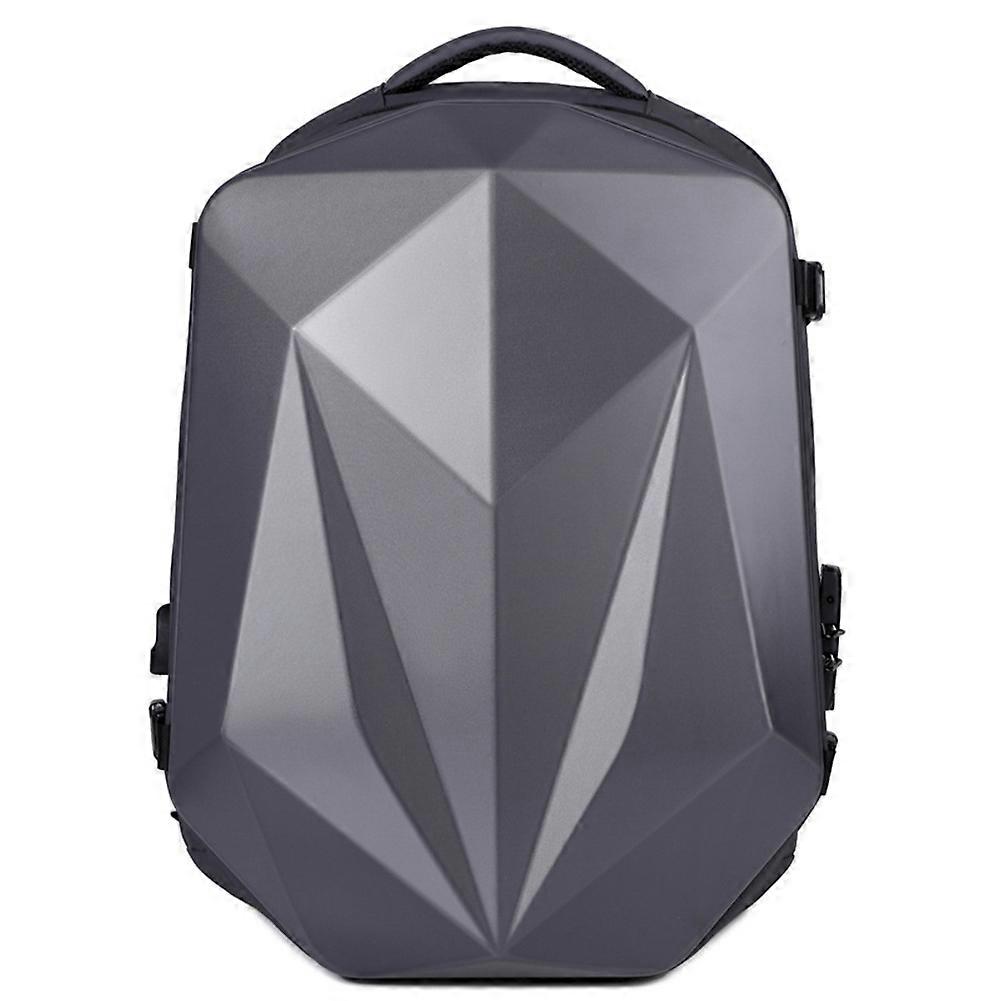 Hard Shell Laptop Backpack Anti Theft Computer Backpack Dark Gray