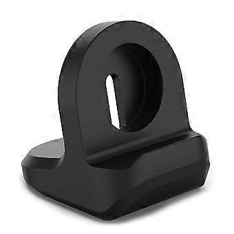 Watch Charging Dock Station Anti-slip Silicone Charger Stand for Watch 12345678 SE, SE2, Watch-ultra Smartwatches  White