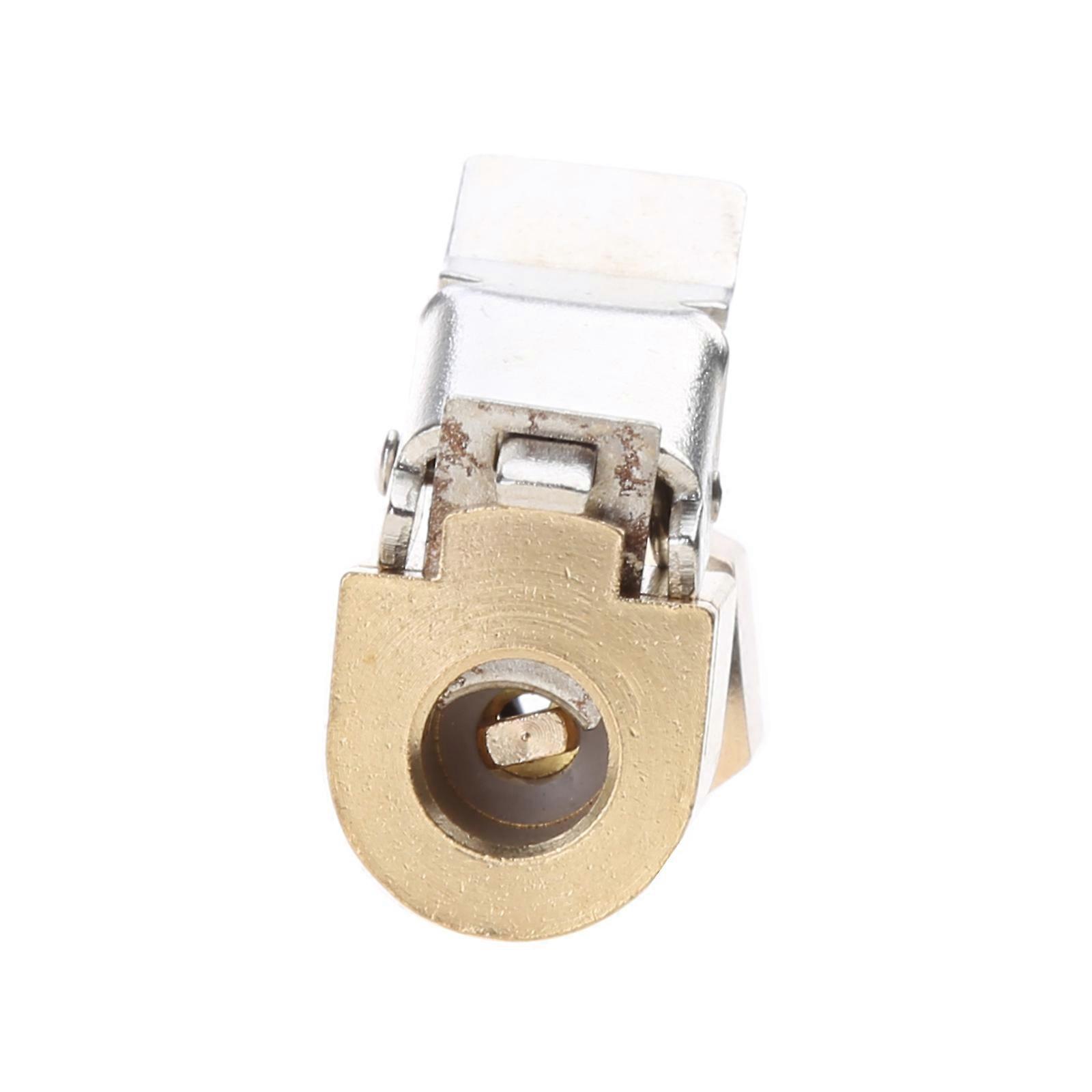 1/4 Inch Air Chuck Heavy Duty Attachment-Open Flow Straight Lock on Tire with Clip for Inflator Compressor Quick Connect