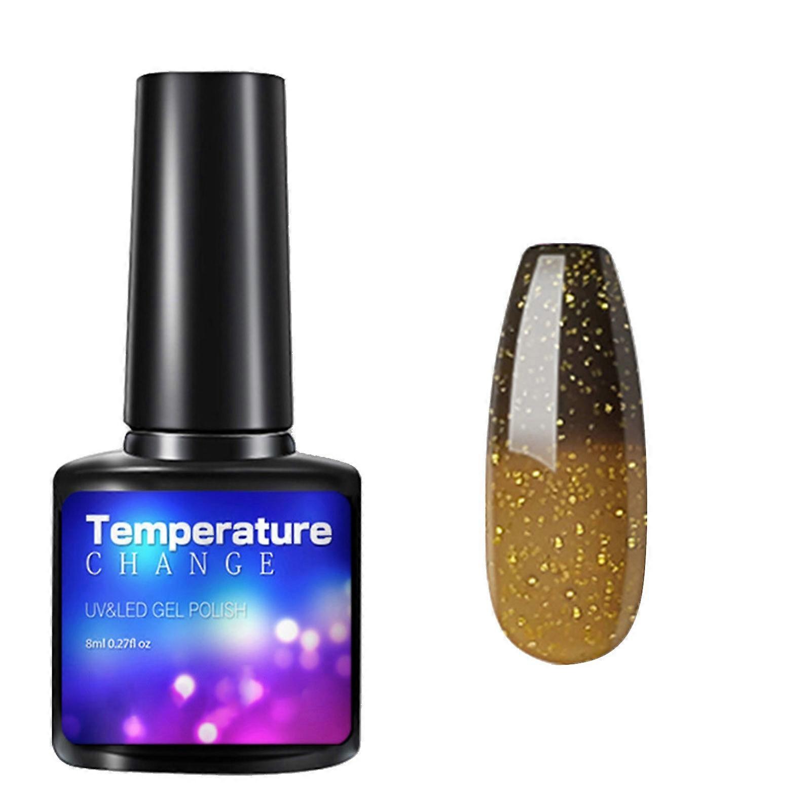 Temperature Change Nail Glue Gradient Phototherapy Nail Polish Glue Tool 8ml PU5764