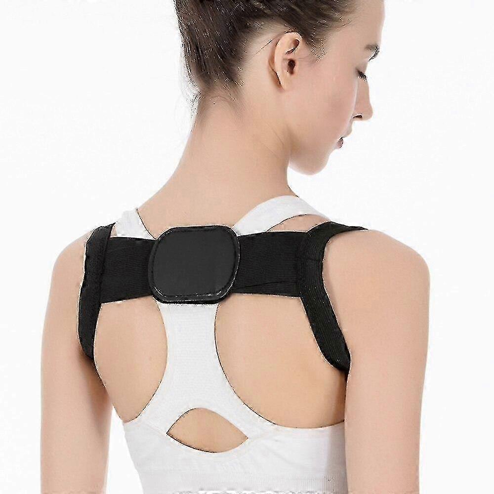 Adjustable Shoulder & Back Support Posture Corrector with Massager Tool