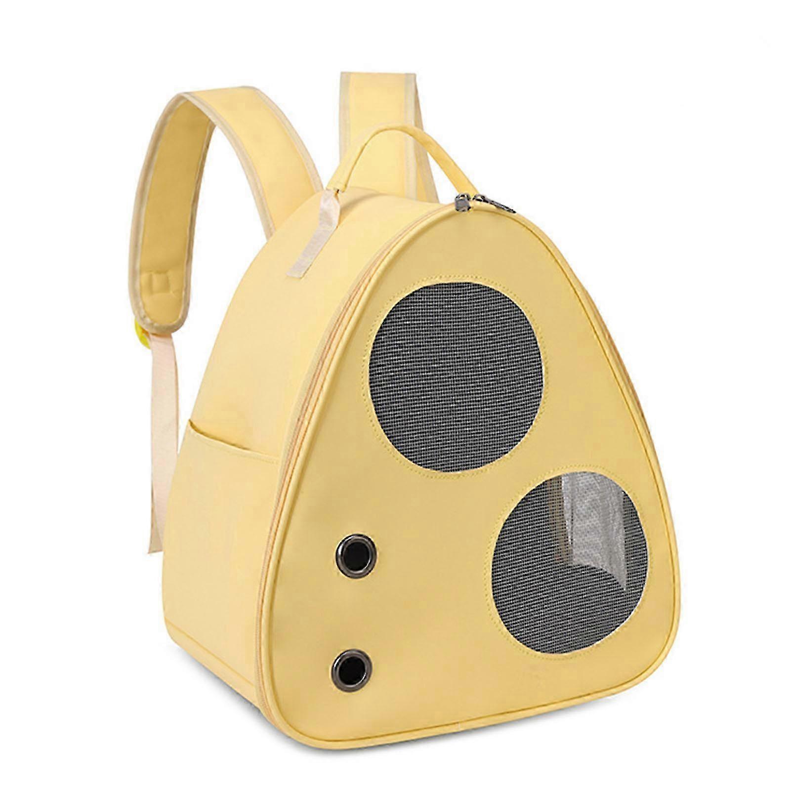 Large Capacity Portable Mesh Dog Carrier Backpack for Triangle Pets