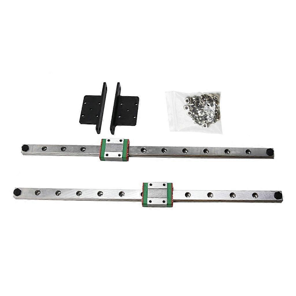 for Ender3 Y-Axis Linear Guide Upgrade Kit 300mm Length with Fixed Backplate