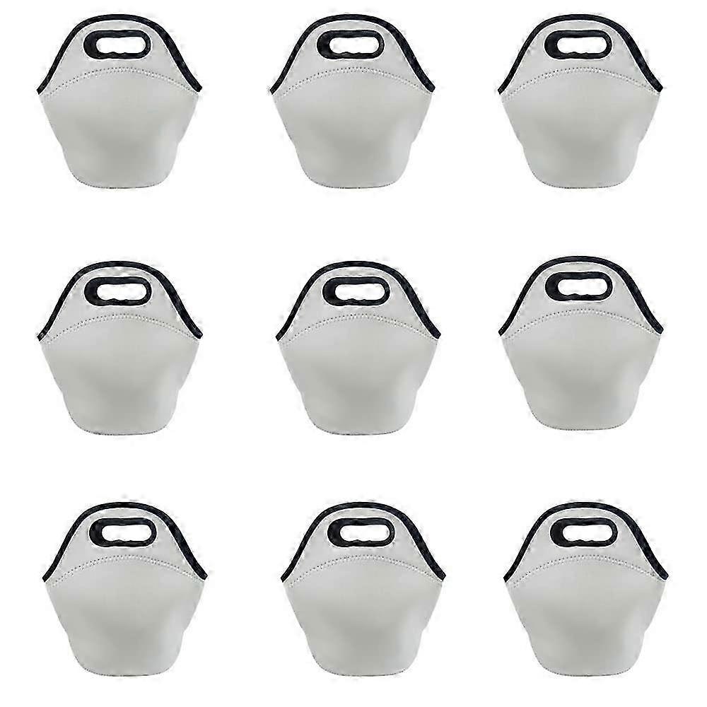 6 stk Sublimering Blank Gjenbrukbare isolerte matposer for varmepressematbærer 11.8 x 11.8 tommer