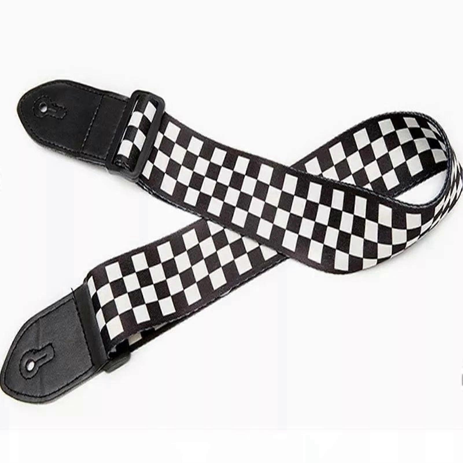 3Pcs Adjustable Guitar Straps 96-140cm Polyester PU Leather
