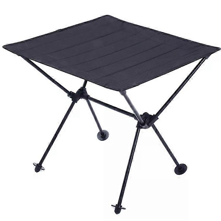 Portable Folding Camping Table-Oxford Cloth,Aviation Aluminum,Black Black