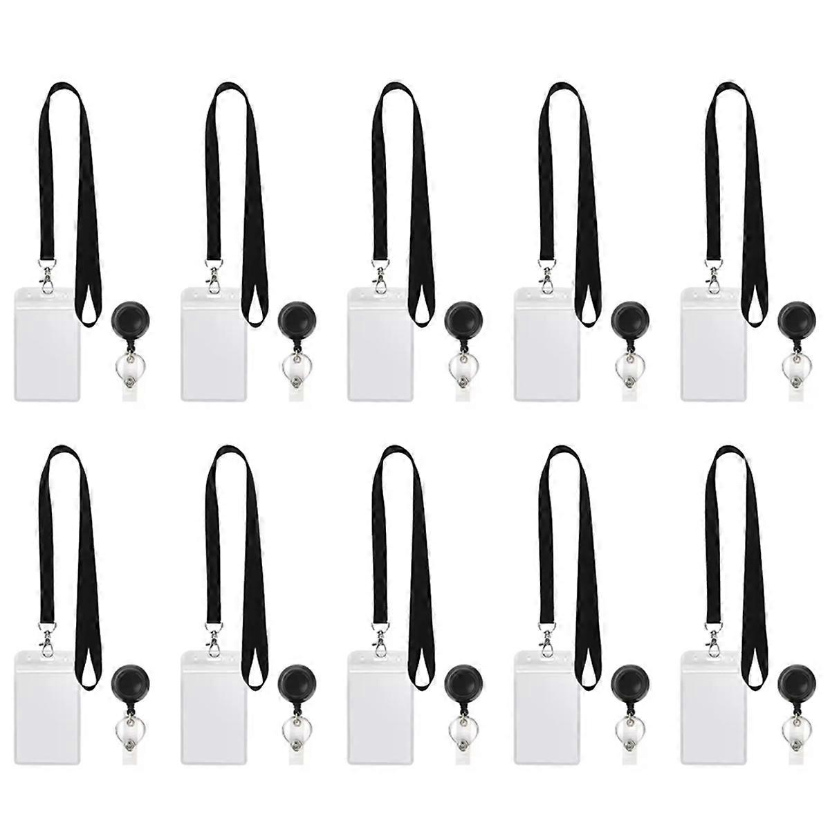 Name Card Holder Keychain Nurse Badges Set