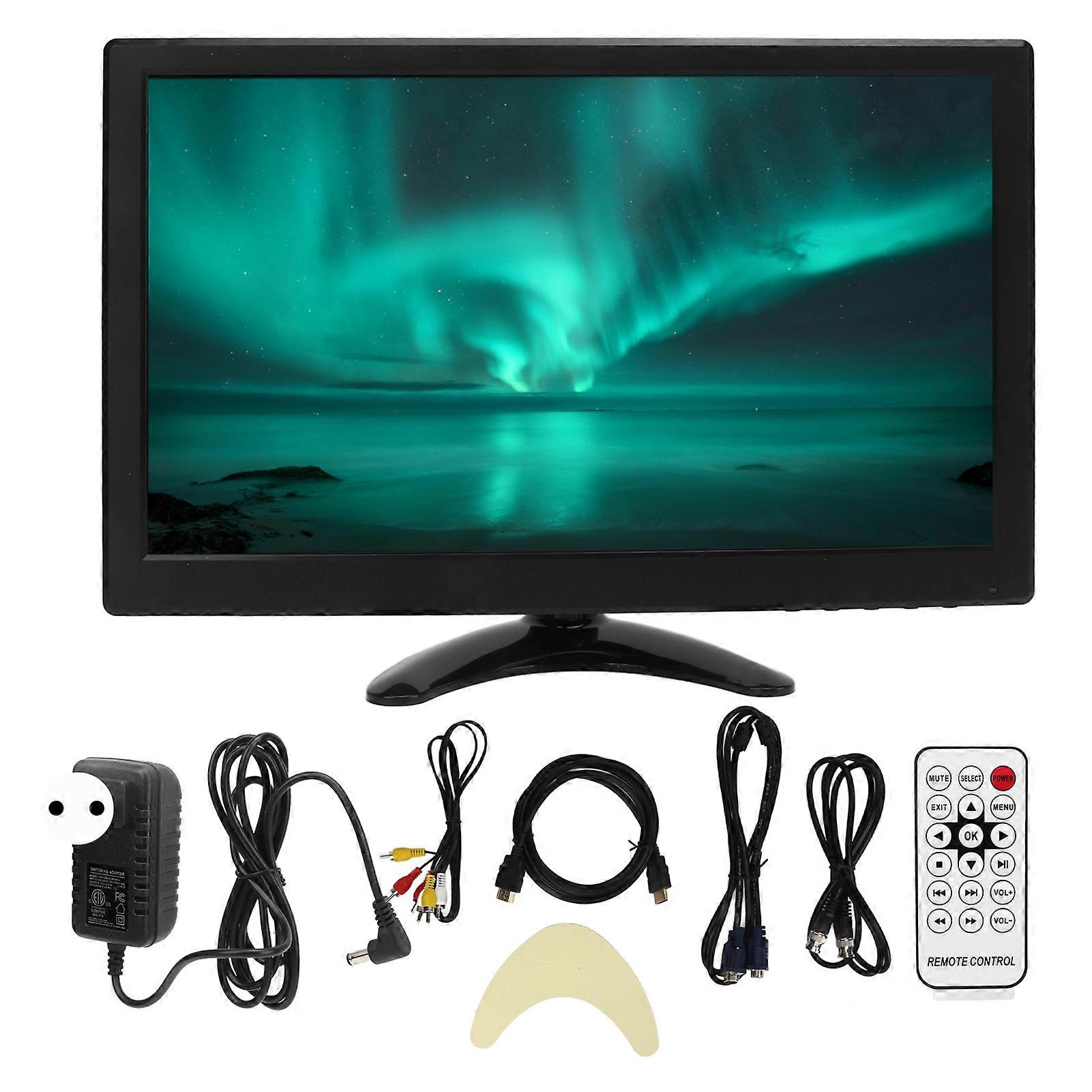 13,3" TFT-LED-Monitor - HD-Display, Multi-Input, Lautsprecher, Fernbedienung, EU-Stecker, tragbar