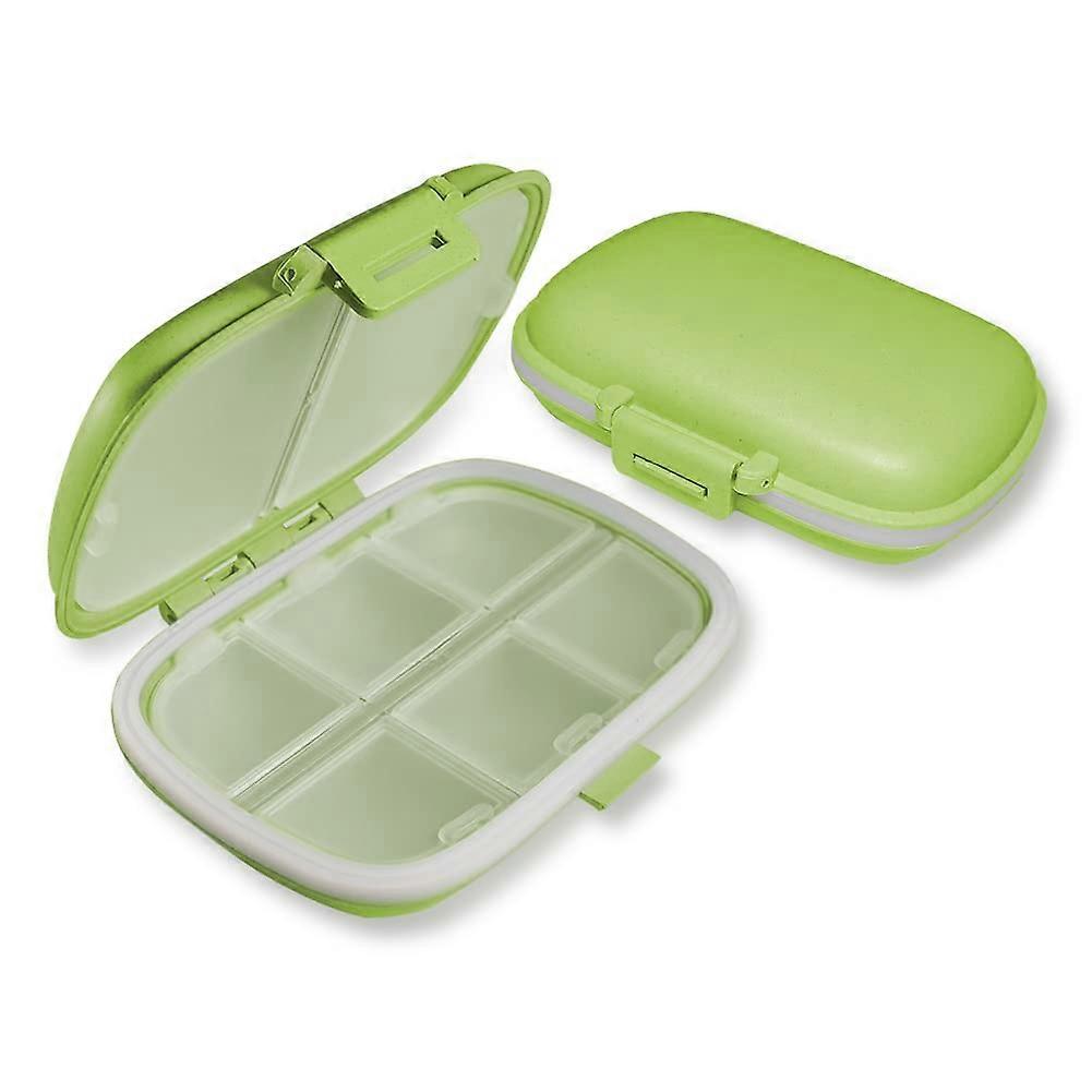 8 Compartments Pill Organizer Weekly Medicine Case Travel Friendly Multi-Compartment Pill Holder with Durable Design