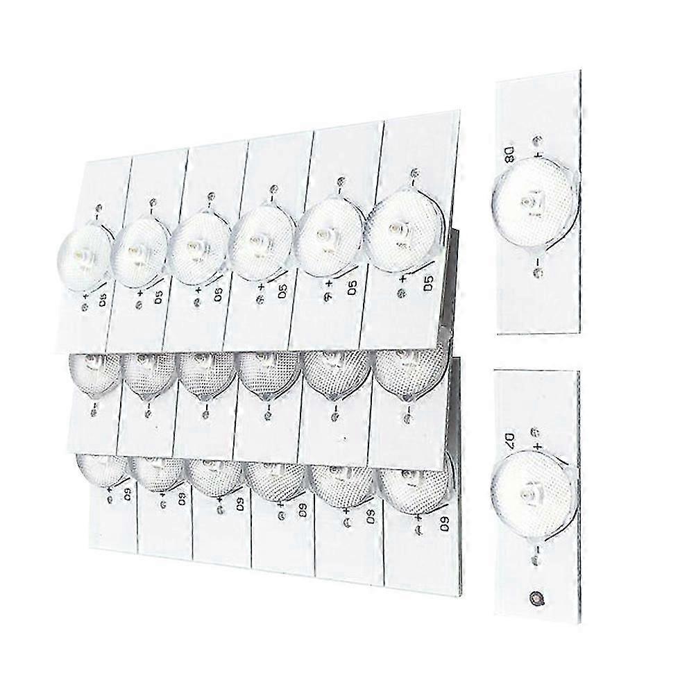 20PCS 6V χάντρες λαμπτήρων SMD με το οπτικό Fliter φακών για την επισκευή TV των οδηγήσεων Οδηγημένα ελαφριά εξαρτήματα μερών λουρίδων