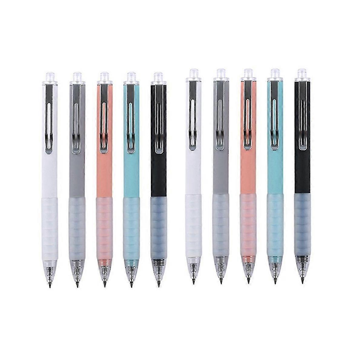 Gel pen, Pack of 10, Smooth - Writing, Comfortable Grip, Assorted Colors for Daily Use and Office Work