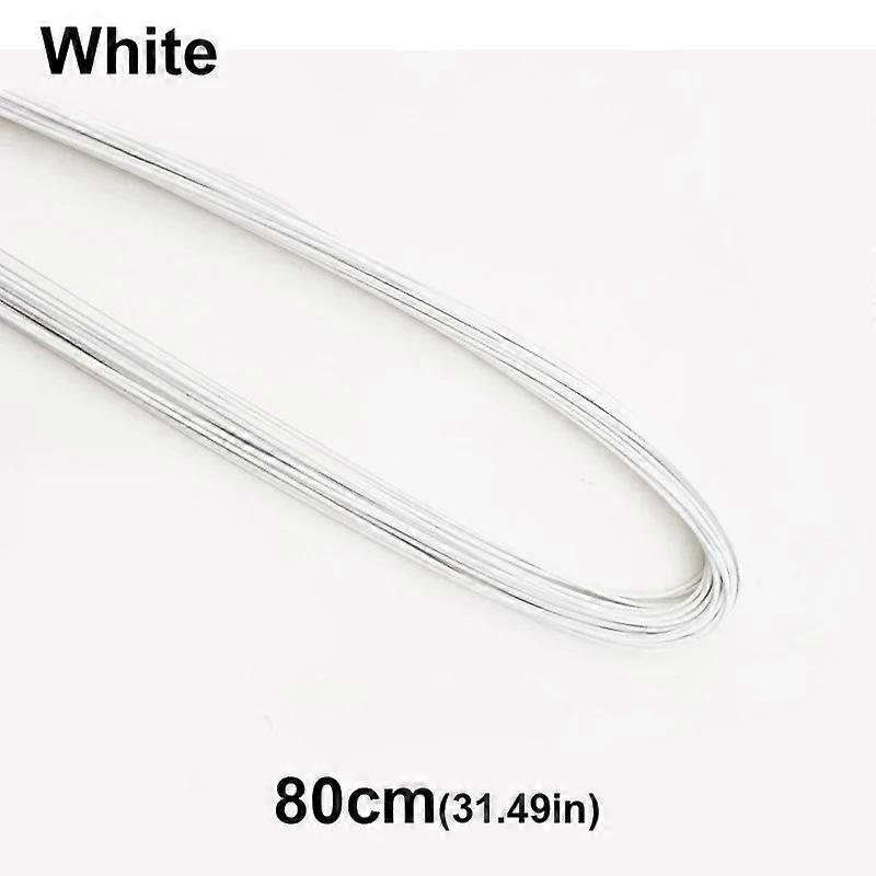 50-pack Green Floral Stem Wires 80cm For Diy Crafts & Flower Arrangements