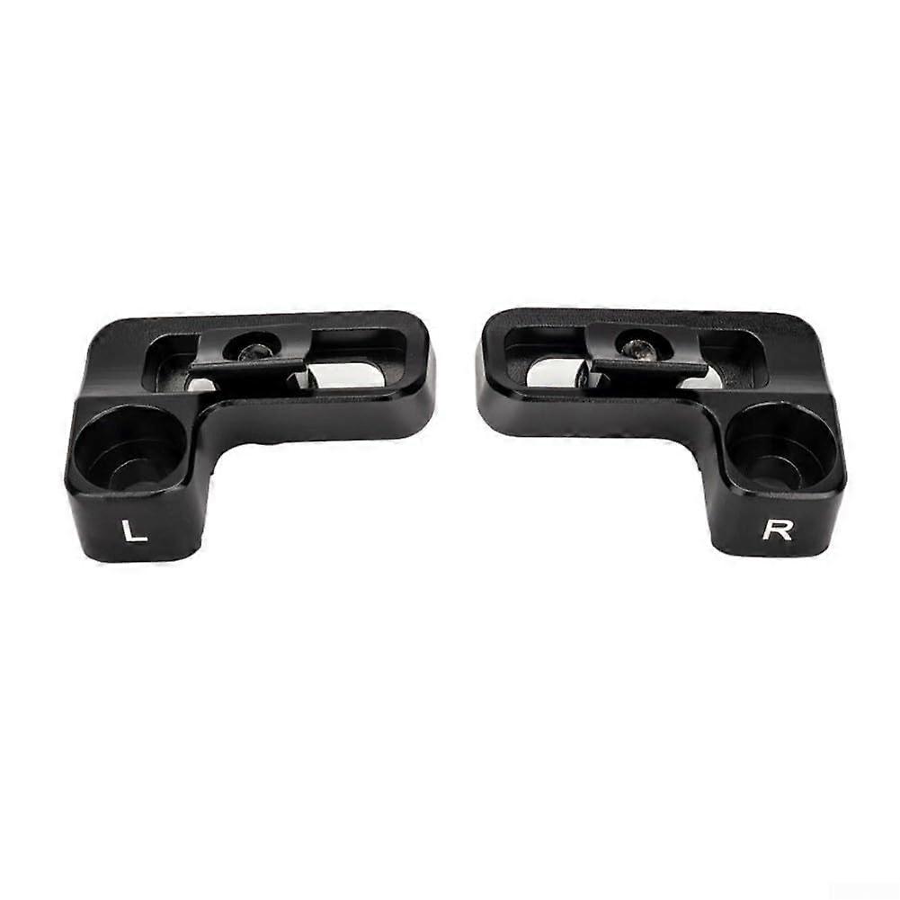 Aluminum Alloy Bike Shifter Adapter, Adjustable Handlebar Space for Various Bike Setups, Black, 1 Piece