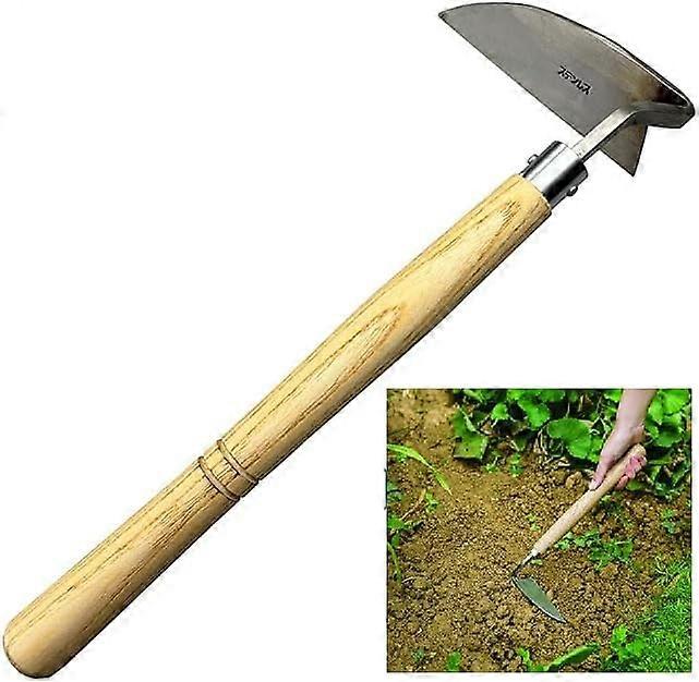 Garden Kana Hoe Japanese Sickles for Weeding and Harvesting, Sharp Knife Edge, Beige Color, Precision Tool for Gardening