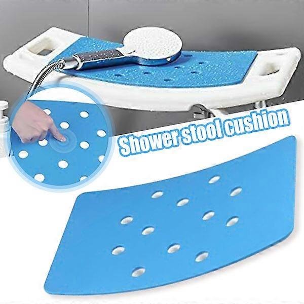 Multipurpose Shower Stool Cushion Waterproof Non-Slip Bath Chair Mat Stickable EVA Pad for Bathroom New