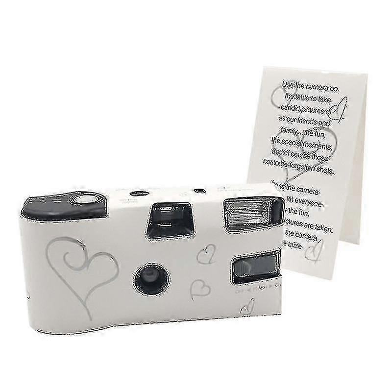 16 Photos Power Flash à usage unique Appareil photo jetable argentique Cadeau de fête