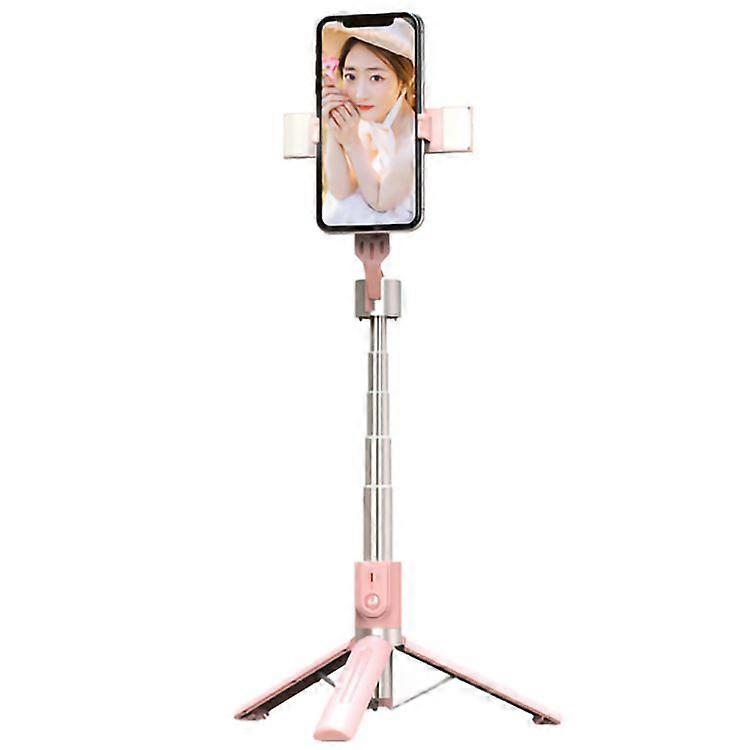 Wireless Bluetooth Selfie Stick Extendable Monopod Mini Tripod With Fill Light Bluetooth Remote Shutter For IOS Android Phone