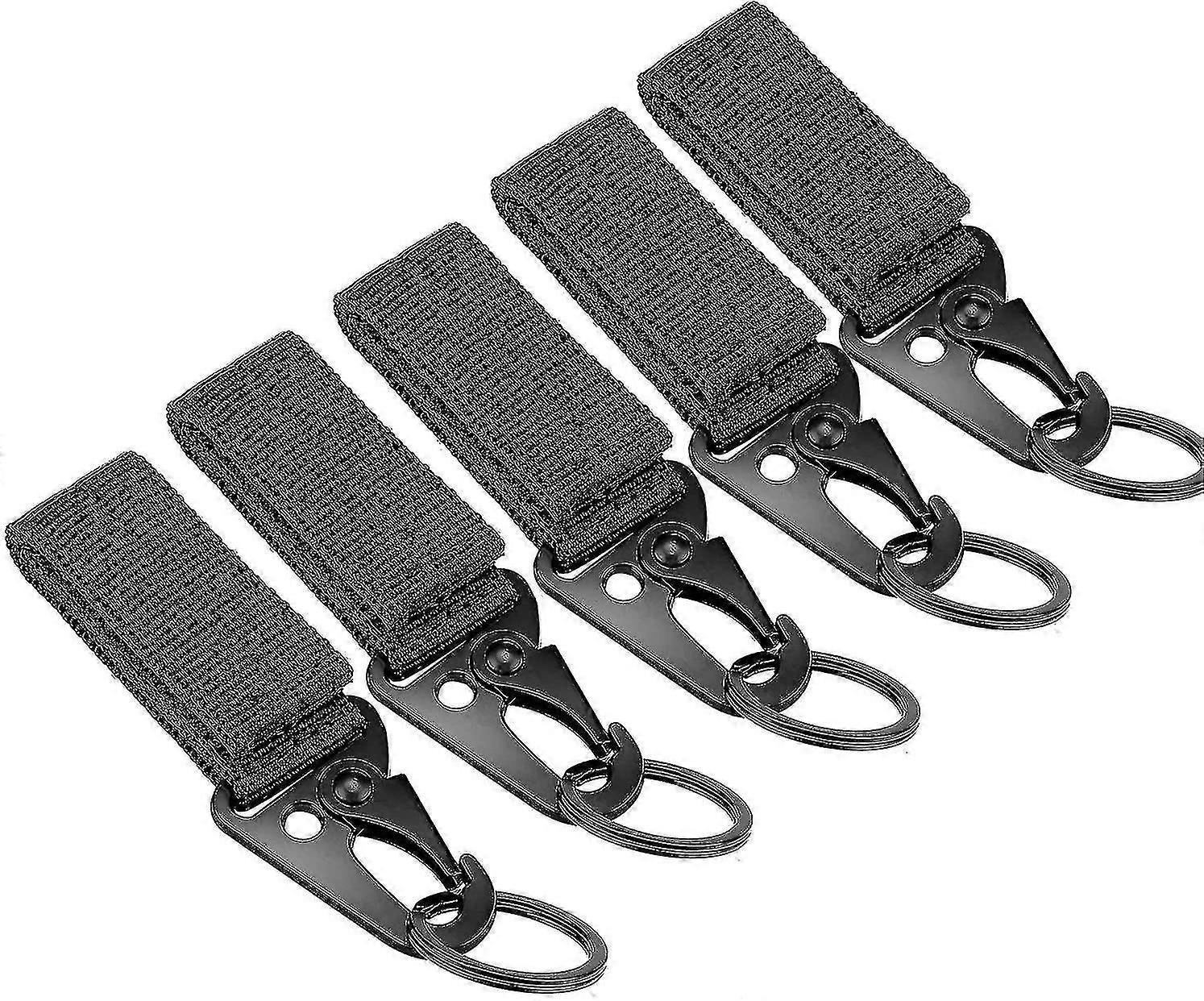 Tactical Hanging Carabiner With Tether Buckle For Backpack Strap, Keychain, For Camping